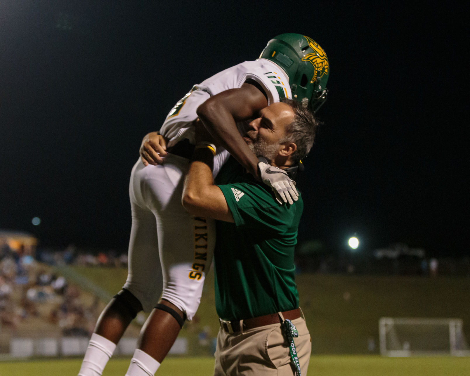 The Central Cabarrus Vikings shut out the Mount Pleasant Tigers 45-0.